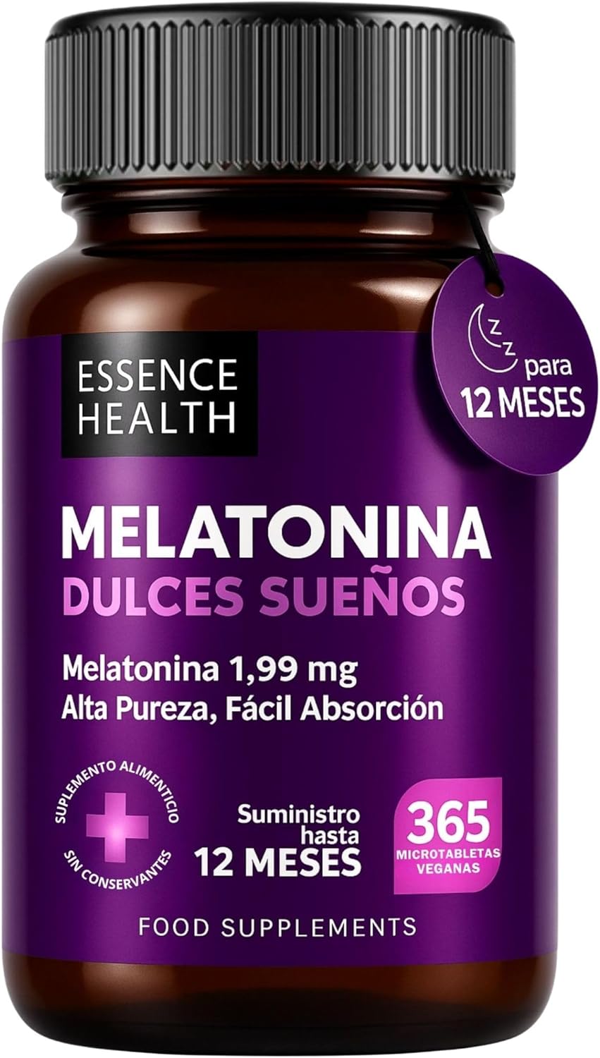 Melatonina Pura 1,9 mg Alta Absorción | 365 Comprimidos | Suplemento Natural | Pastillas para Dormir Profundo y Reparador | Ritmo Circadiano | Descanso y Sueño de Calidad - %sitename% Melatonina Pura 1,9 mg Alta Absorción | 365 Comprimidos | Suplemento Natural | Pastillas para Dormir Profundo y Reparador | Ritmo Circadiano | Descanso y Sueño de Calidad - %sitename%