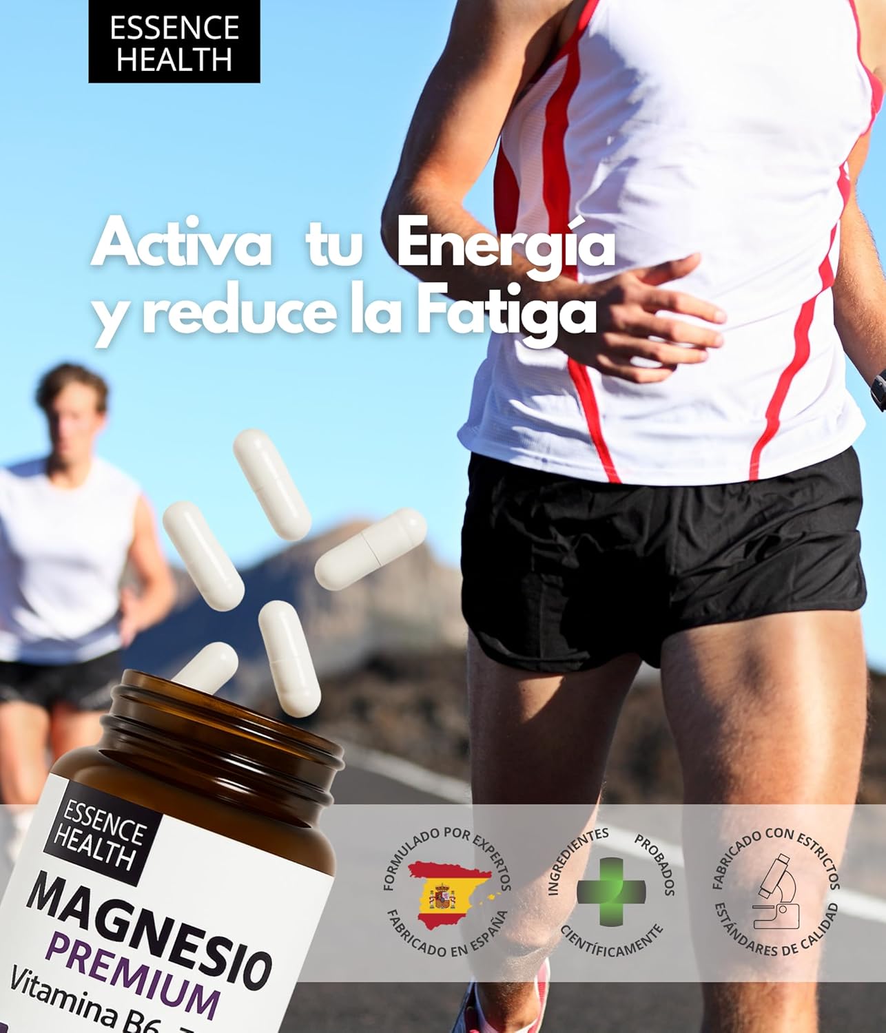 Premium Magnesio Complex 2446 mg | Bisglicinato Alta Absorción + Citrato + Zinc + B6 | 120 Cápsulas Veganas | Apoyo Muscular, Estrés y Energía | 4 en 1 - %sitename% Premium Magnesio Complex 2446 mg | Bisglicinato Alta Absorción + Citrato + Zinc + B6 | 120 Cápsulas Veganas | Apoyo Muscular, Estrés y Energía | 4 en 1 - %sitename%
