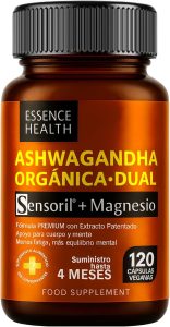 Ashwagandha Orgánica Sensoril® + Magnesio 12750 mg Alta Potencia 50:1 | Avanzado frente a KSM-66 | Adaptógeno Natural para Estrés | Ansiedad | Energía y Equilibrio Mental | 120 Cápsulas Veganas - %sitename%