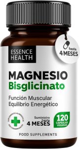 Premium Bisglicinato de Magnesio | Alta Absorción 1000mg | 120 Cápsulas | Glicinato de Magnesio para Energía, Sueño, Músculos y Sistema Nervioso - %sitename%