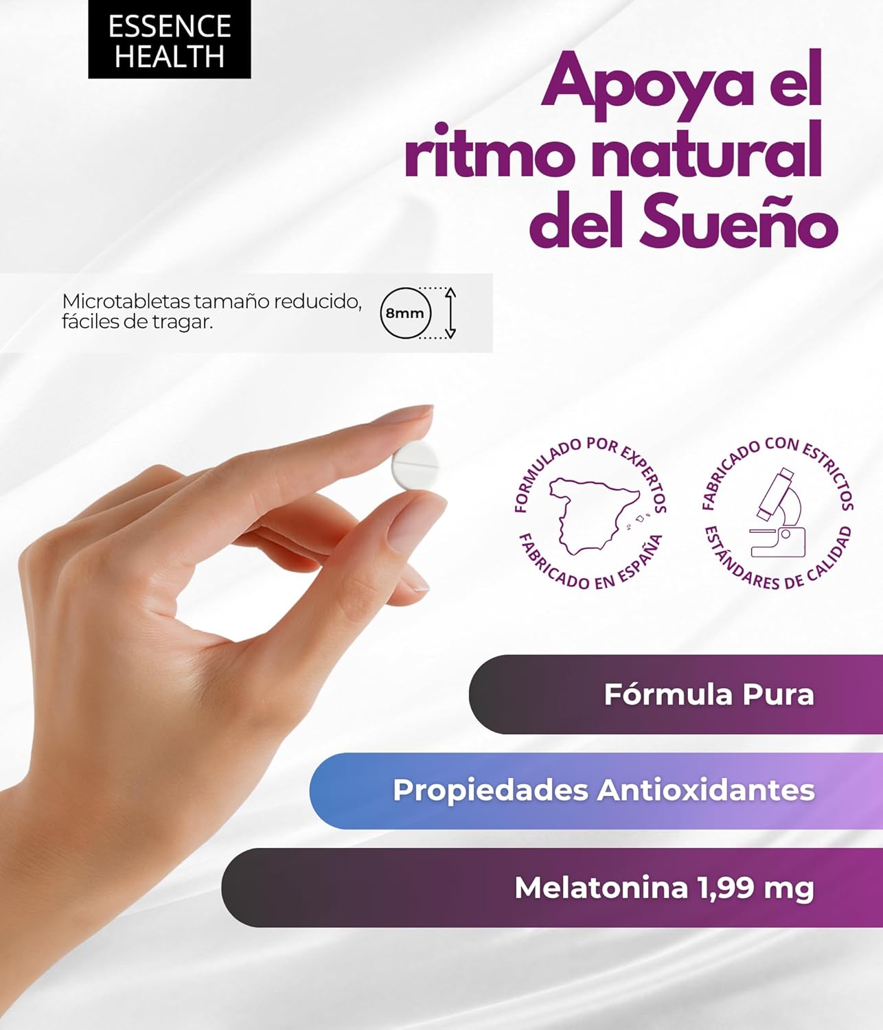 Melatonina Pura 1,9 mg Alta Absorción | 365 Comprimidos | Suplemento Natural | Pastillas para Dormir Profundo y Reparador | Ritmo Circadiano | Descanso y Sueño de Calidad - %sitename% Melatonina Pura 1,9 mg Alta Absorción | 365 Comprimidos | Suplemento Natural | Pastillas para Dormir Profundo y Reparador | Ritmo Circadiano | Descanso y Sueño de Calidad - %sitename%