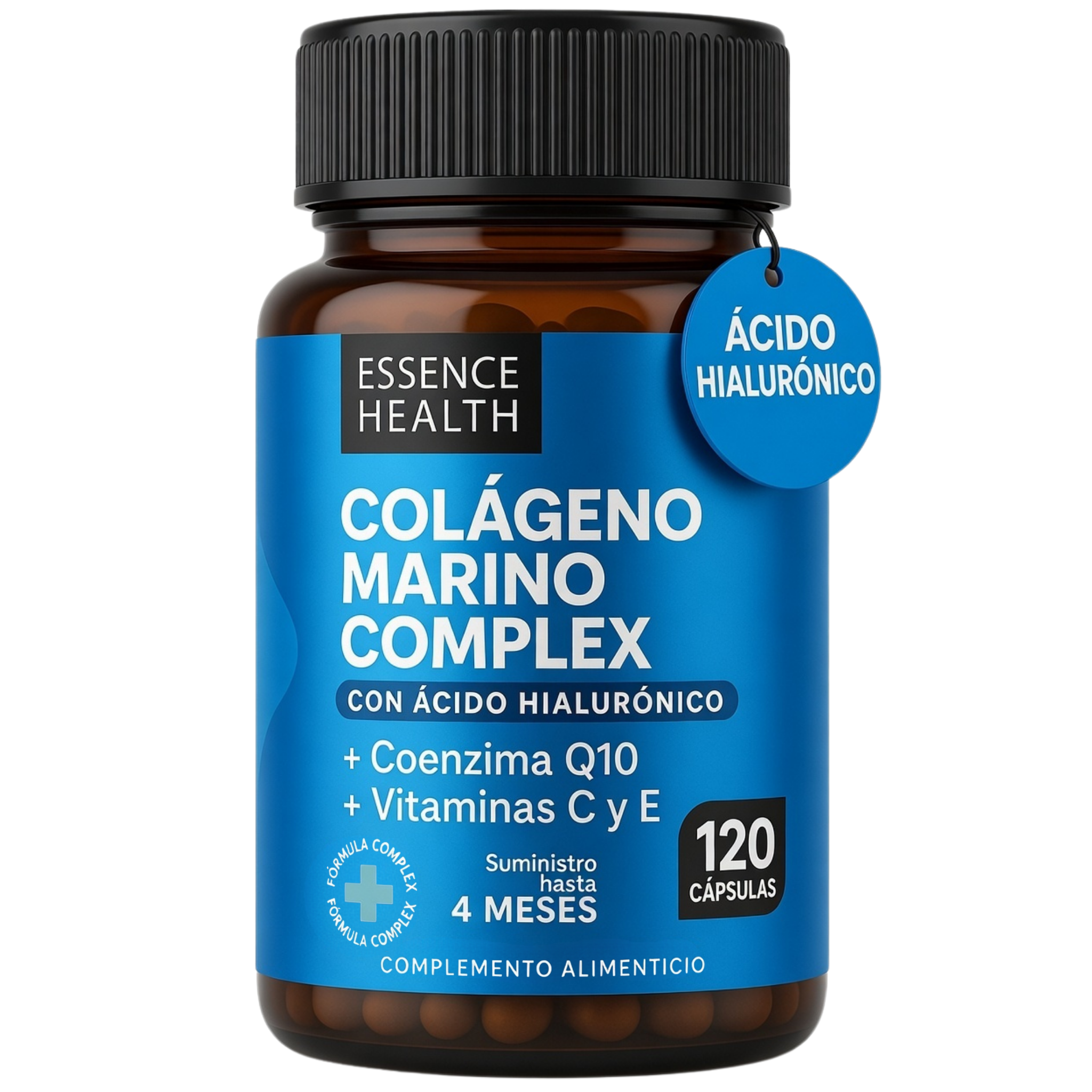 Colageno Marino hidrolizado vitamina c q10 acido hialuronico