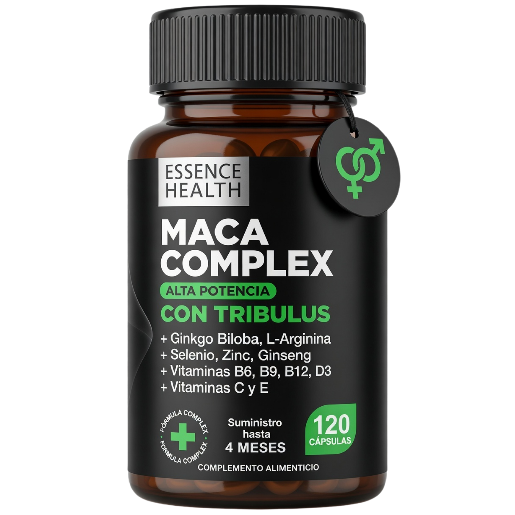 Maca complex tribulus arginina ginkgo ginseng essence health
